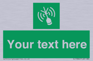 Custom sign safe condition Emergency position beacon